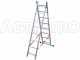 Facal Stilo, 2x8 gradini, 3.70 mt - Scala telescopica in alluminio allungabile